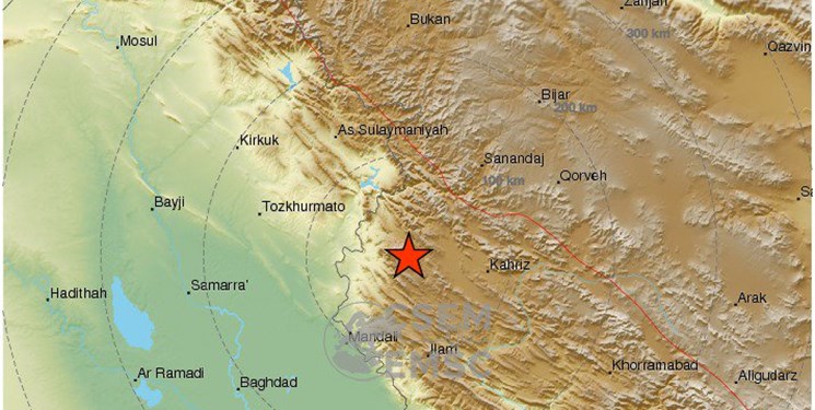 زلزله ۵٫۹ ریشتری کرمانشاه ۲ کشته و ۲۴۱ مصدوم برجای گذاشت