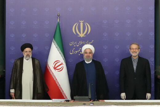 گفته‌های رییسی و روحانی در آخرین نشست سران قوا با حضور لاریجانی