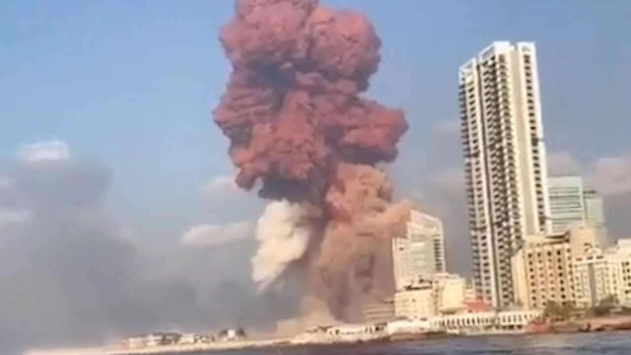 انفجار بیروت بر اثر شلیک موشک نیمه هسته ای بود؟
