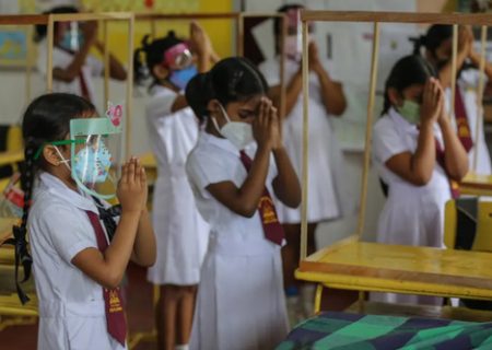 بازگشایی مدارس بعد از کرونا در سریلانکا/عکس