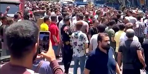 تجمع اعتراضى کاسبان امین‌ حضور تهران