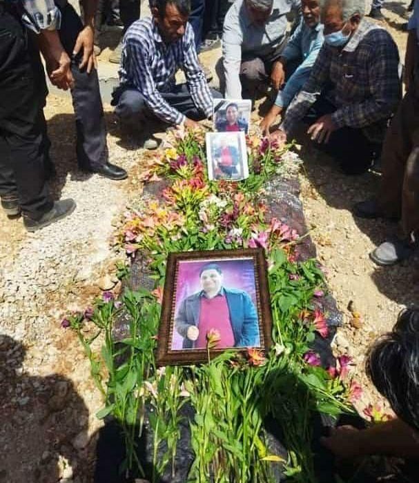 حسین عبدالباقی پس از ۲۲ روز دفن شد/عکس