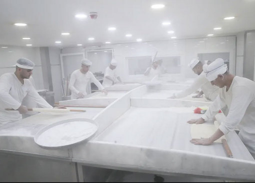 کارگاه پخت باقلوای عید قربان در استانبول