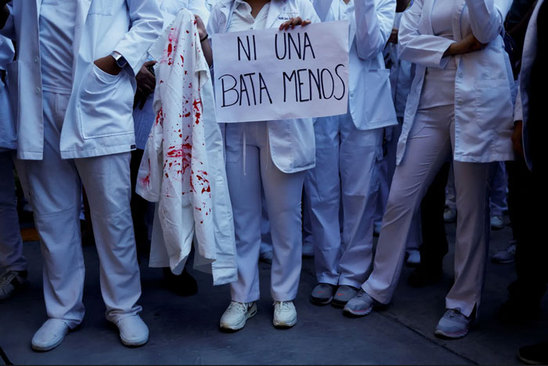 اعتصاب پرستاران و پزشکان در مکزیک