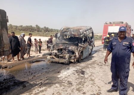 جزئیات انفجار اتوبوس زائران ایرانی در عراق/ اجساد قابل تشخیص نیست