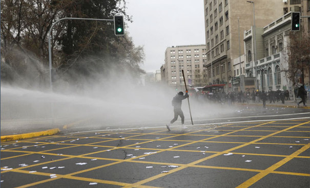 اعتراضات در سالگرد کودتای شیلی