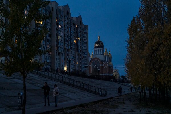 برق پایتخت اوکراین قطع می شود